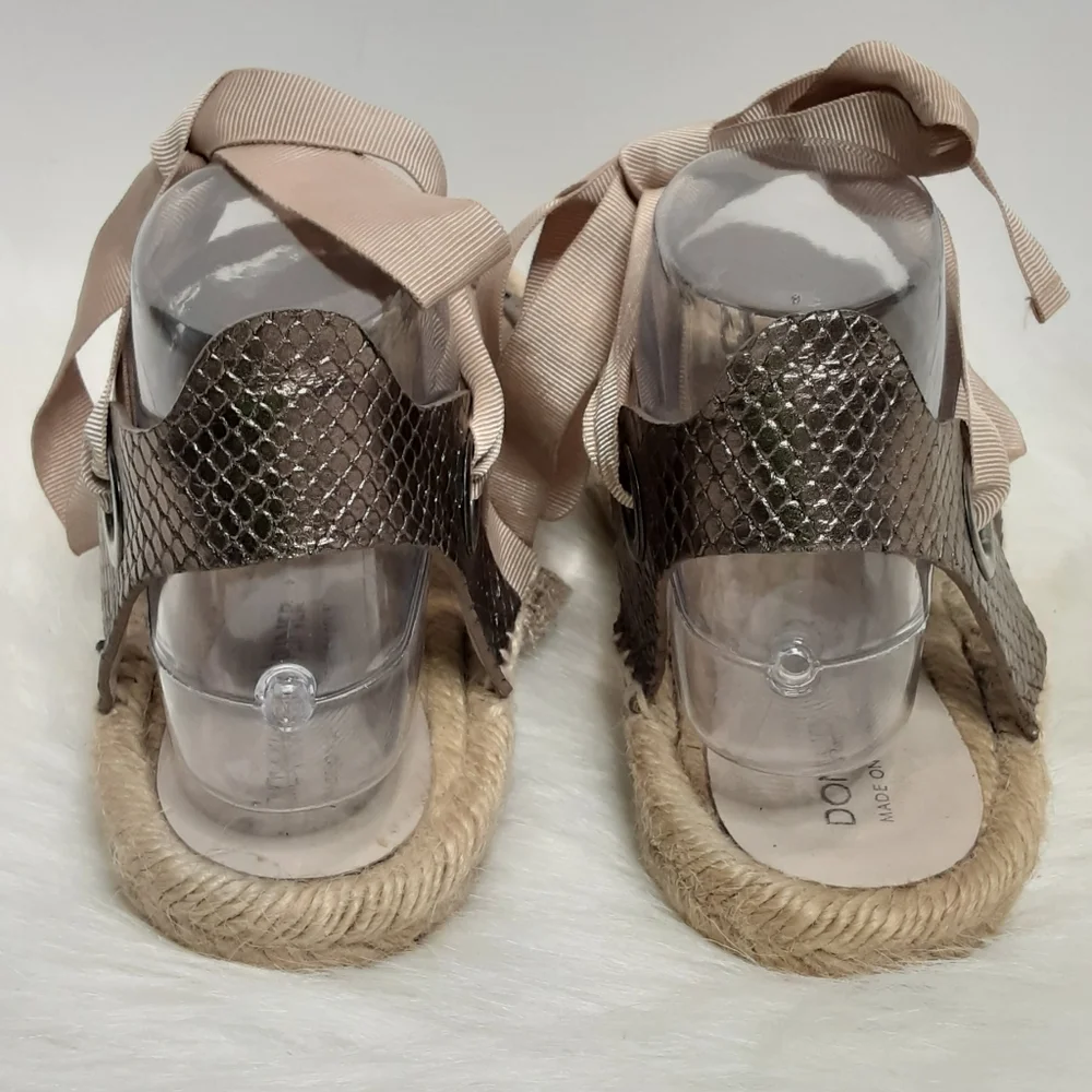 Donald J Pliner Espadrille Sandal Made in Spain.